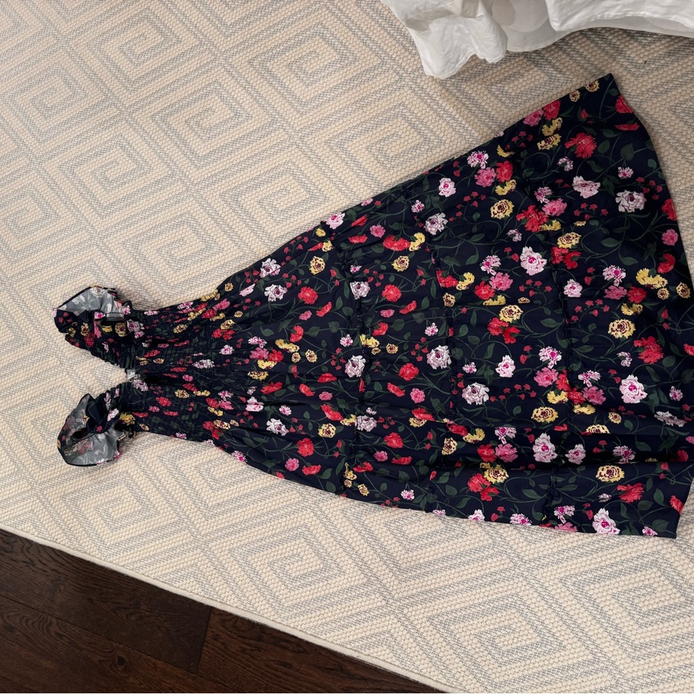 Hillhouse Floral Halter Dress